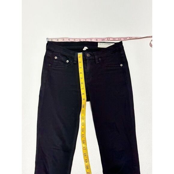 Rag & Bone Legging Jeans Women's Skinny Denim‎ Pants Black Dark Wash Size 25 - Picture 7 of 12